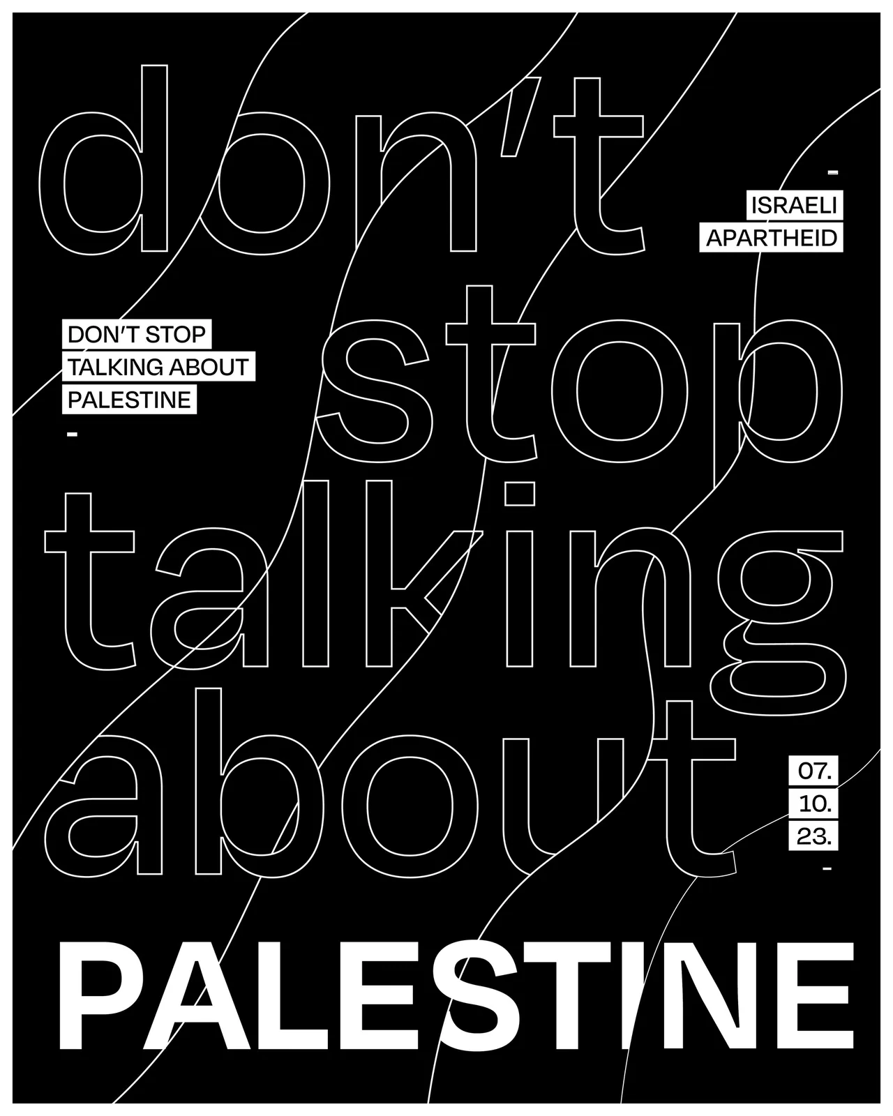Poster for Palestine by Tarık Akın